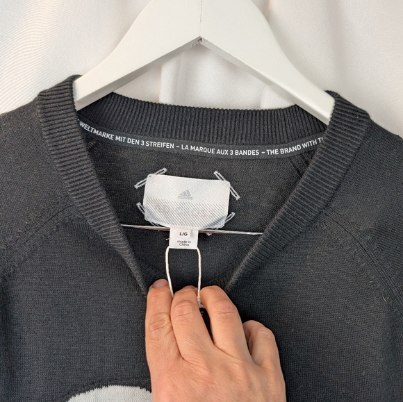 Adidas golf graphic sweater size L BNWT - Picture 10 of 13